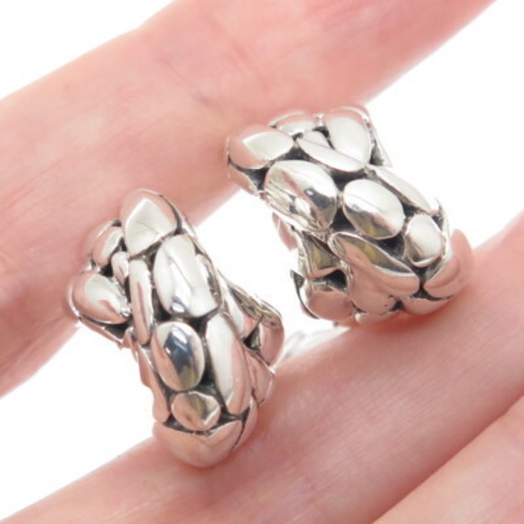 JOHN HARDY 925 Sterling Silver Vintage Kali Crisscross...